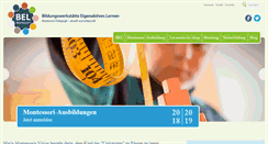 Desktop Screenshot of bel-montessori.at